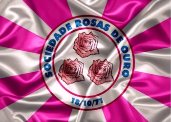 grêmio recreativo cultural escola de samba rosas de ouro bandeira