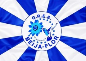 Grêmio Recreativo Escola de Samba Beija-Flor de Nilópolis bandeira