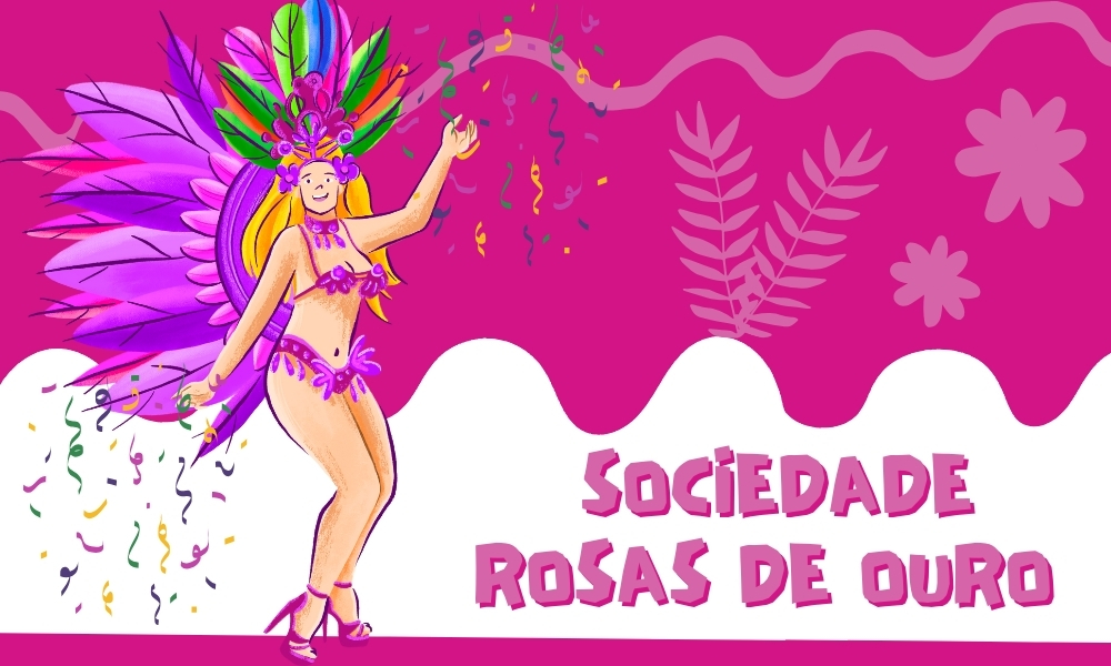 rosas de ouro  escola samba brasil